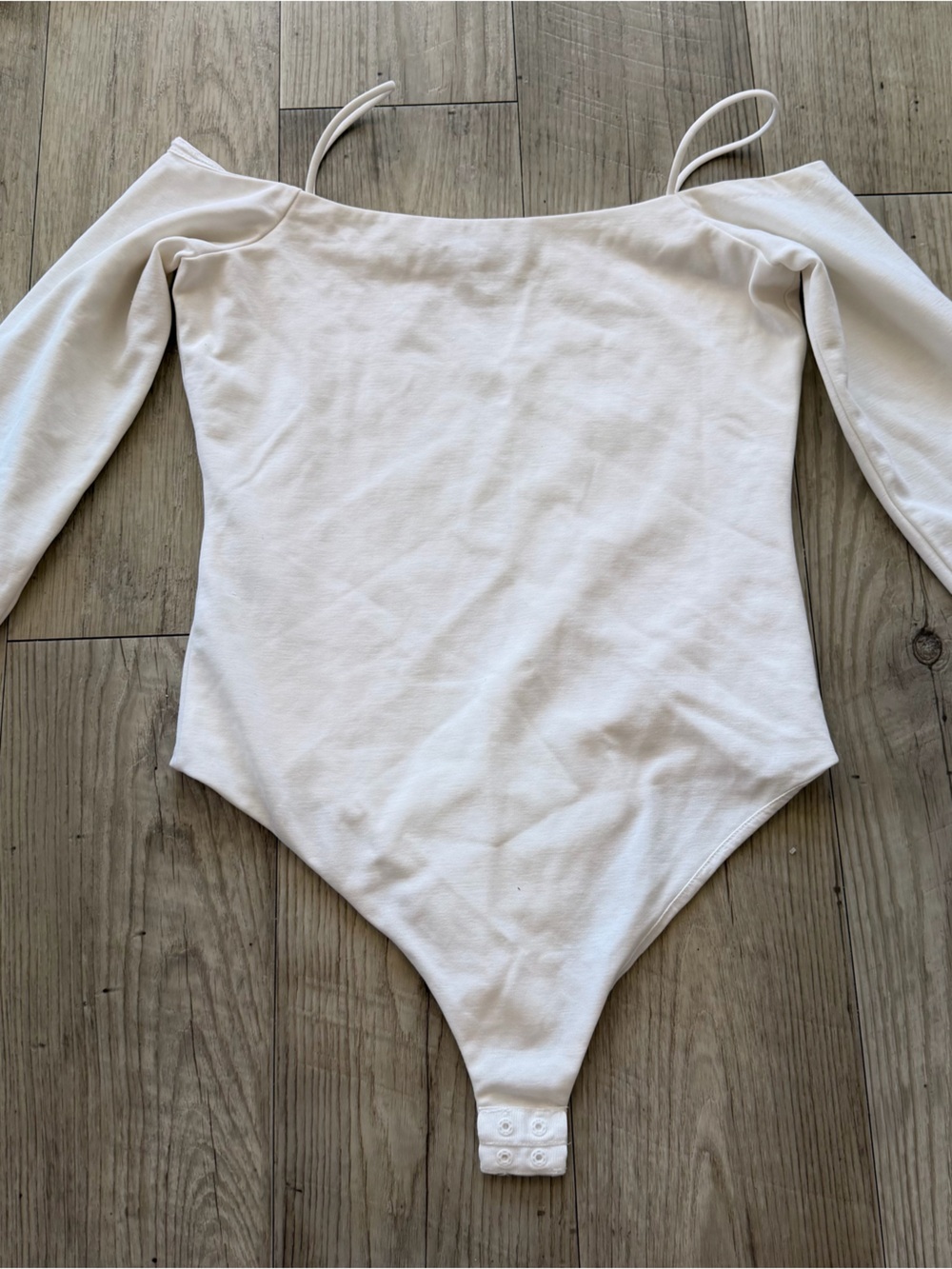 AllSaints white long sleeve bodysuit
